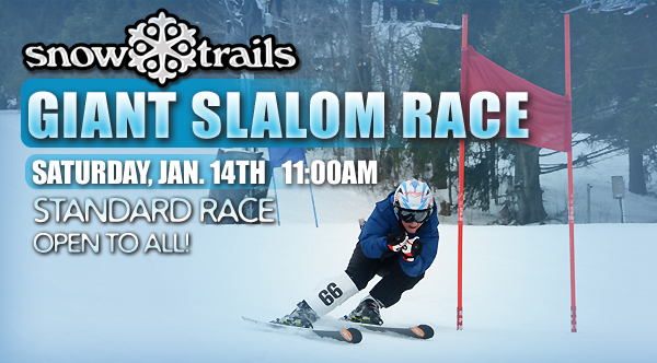 Giant Slalom Race at Snow Trails Open to All!