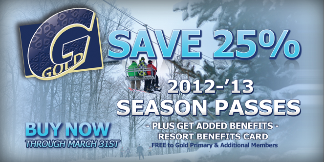 Snow Trails Gold Pass Now On-Sale