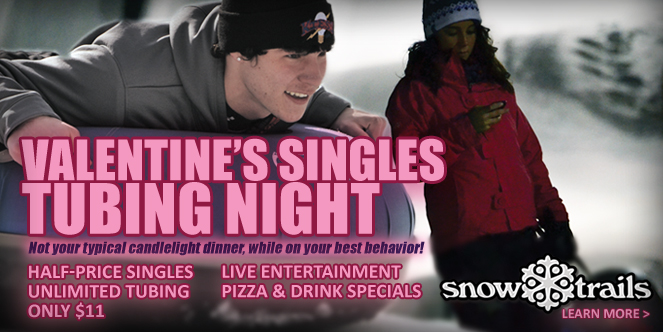 Valentine's Singles Tubing Night 2-14-12