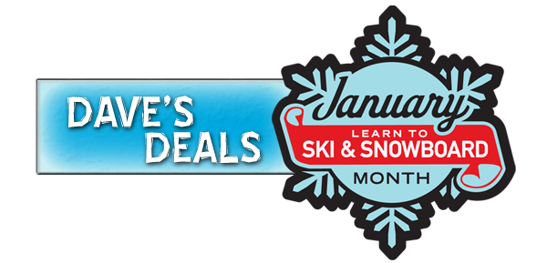 Snow Trails Dave's Deals: Learn To Ski and Snowboard Month