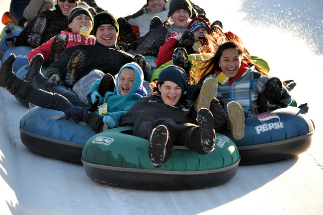Vertical Descent Tubing Park at Snow Trails, perfect for your large group