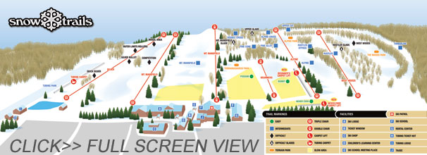 Snow Trails Trail Map Click For Full Screen