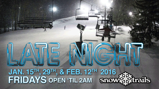 Late Night at Snow Trails