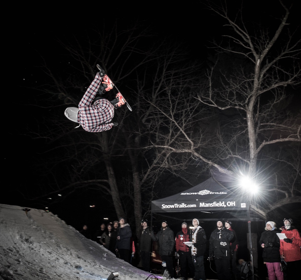 Big Air Competition at Snow Trails Mansfield Ohio