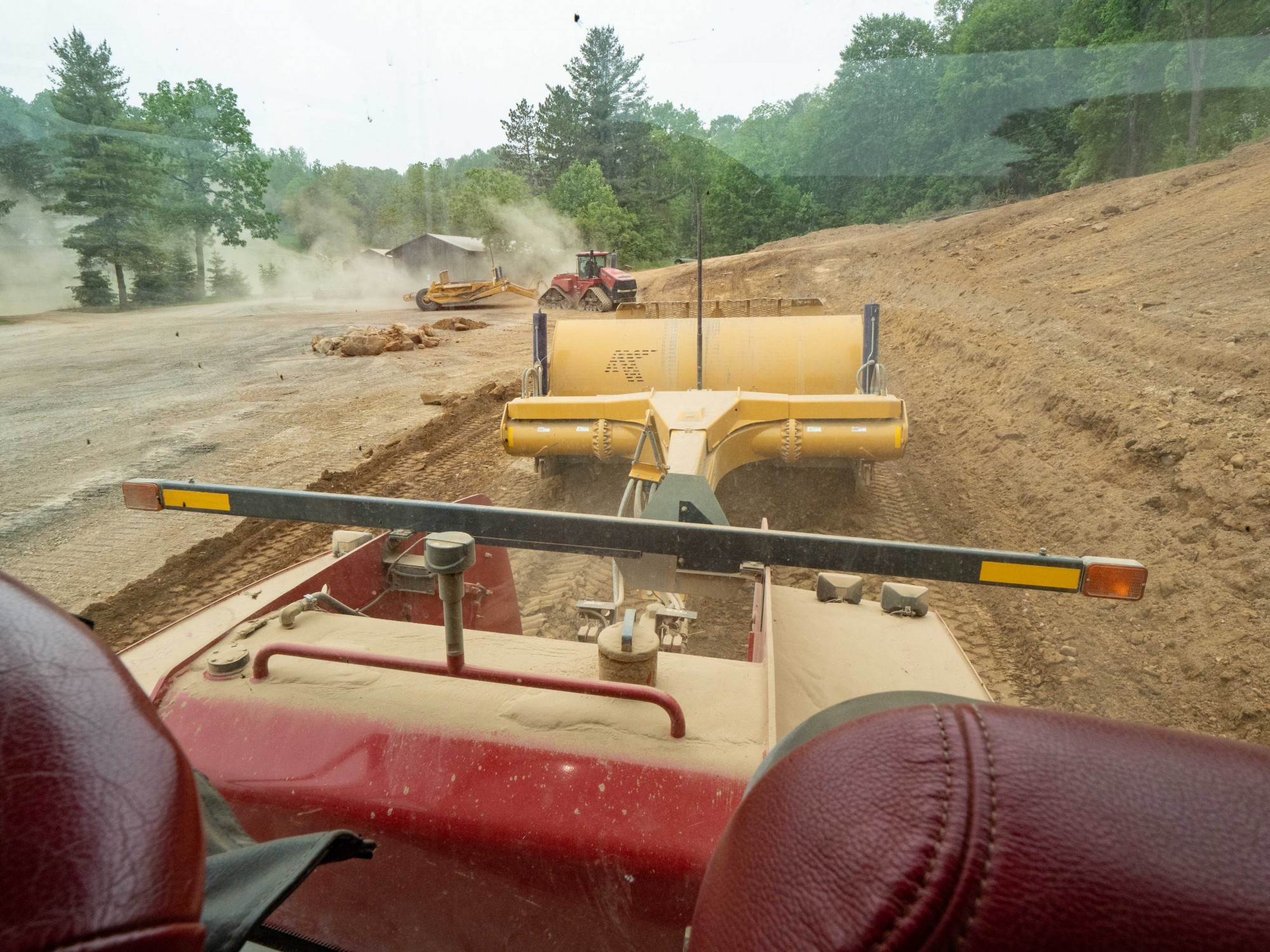 Earth Moving Ride Along West Parking Lot Expansion at Snow Trails Ohio