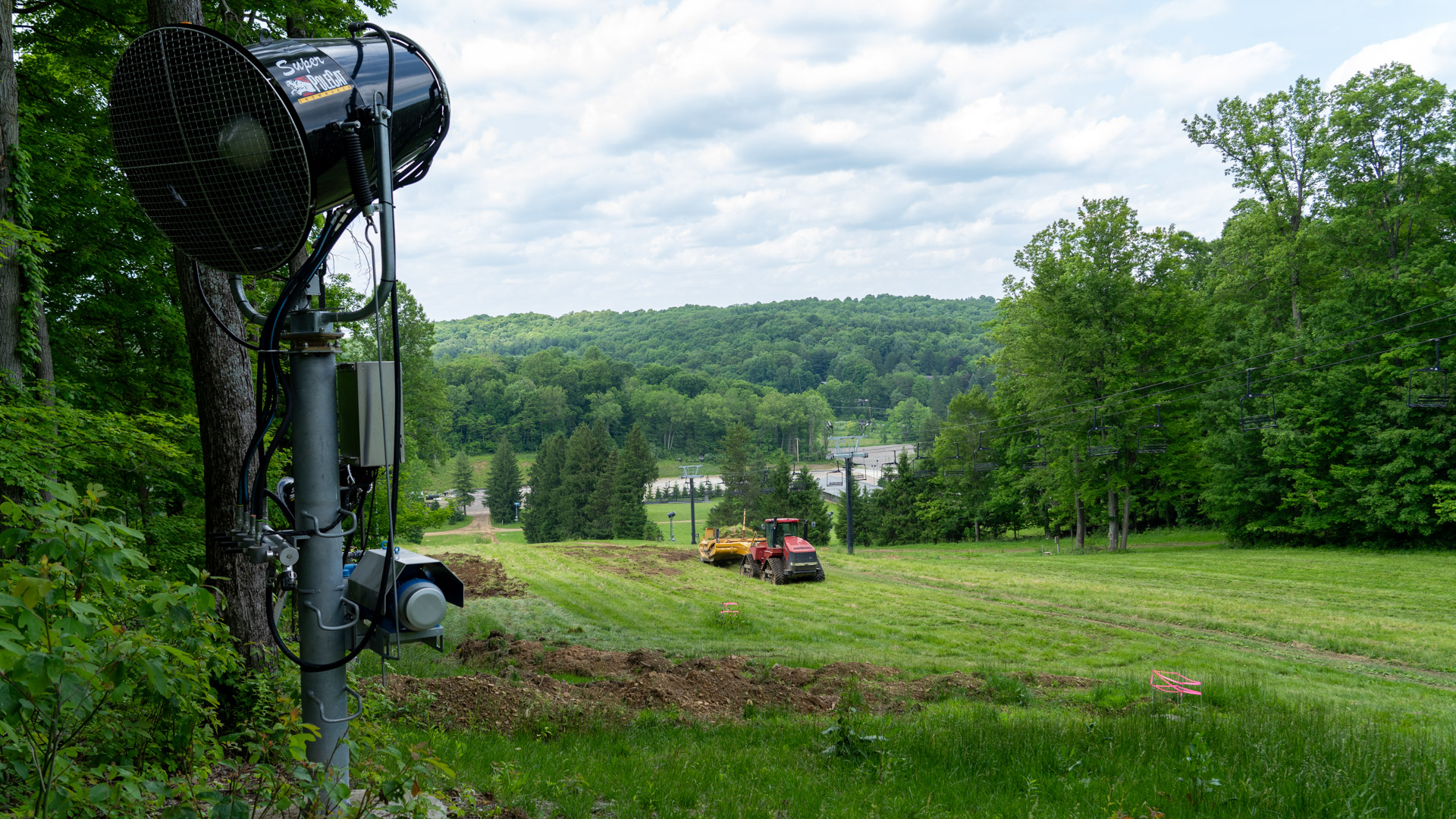 Excavating in Alpine and Progression Terrain Parks