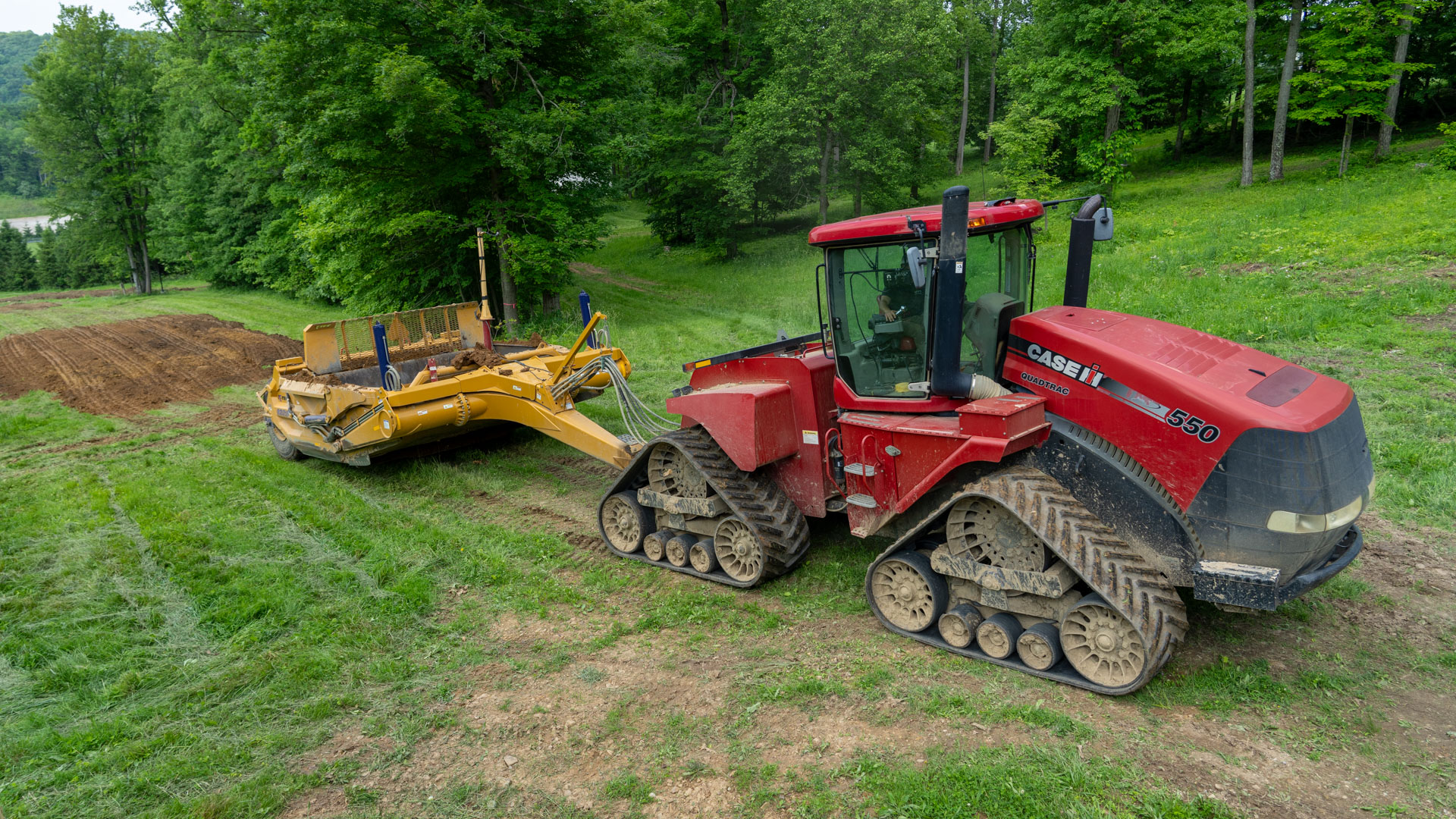Earth-Moving for New Rope Tow to Servicein Alpine and Progression Terrain Parks