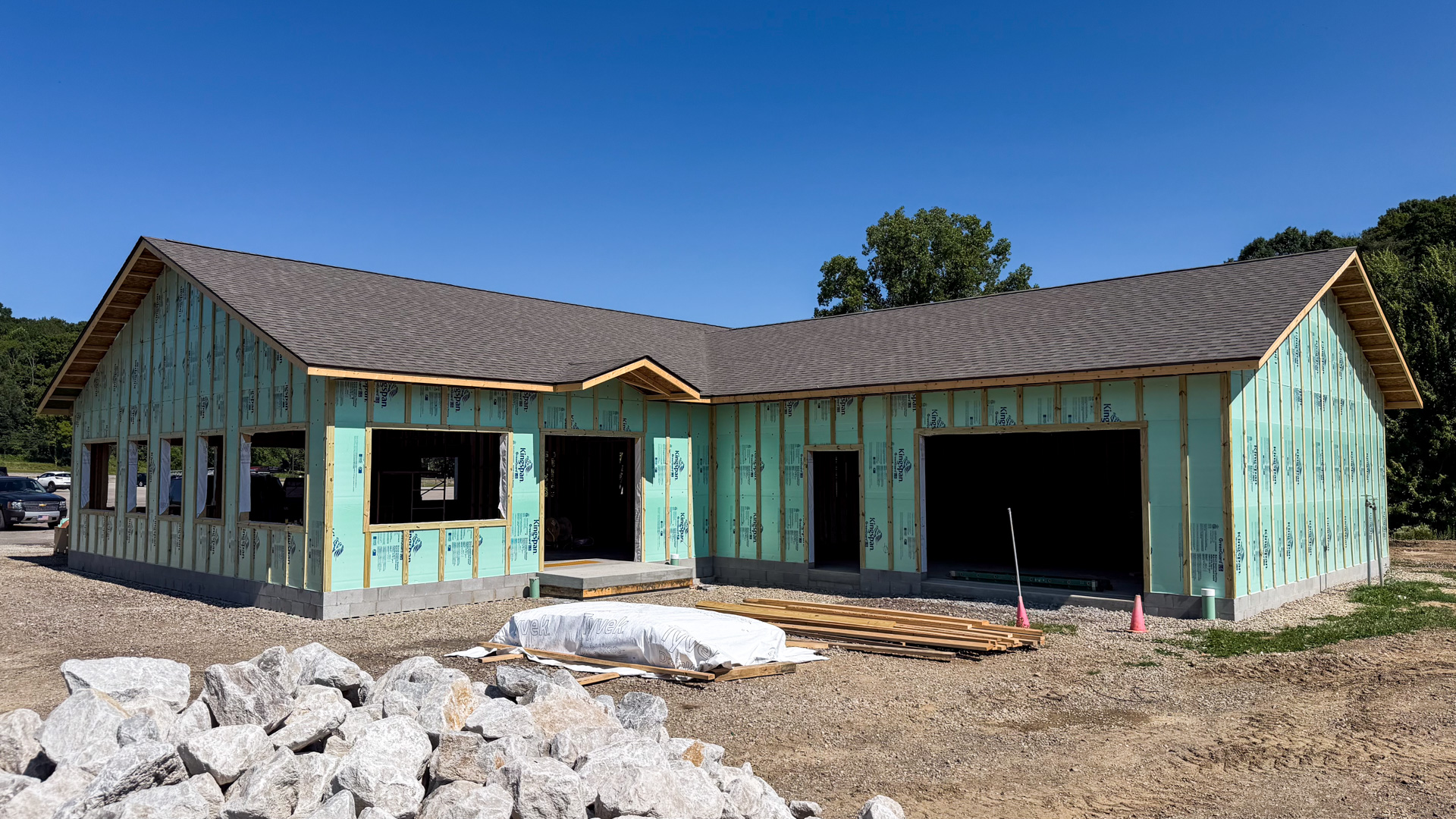 New Tubing Center Construction Under Roof at Snow Trails Mansfield, Ohio