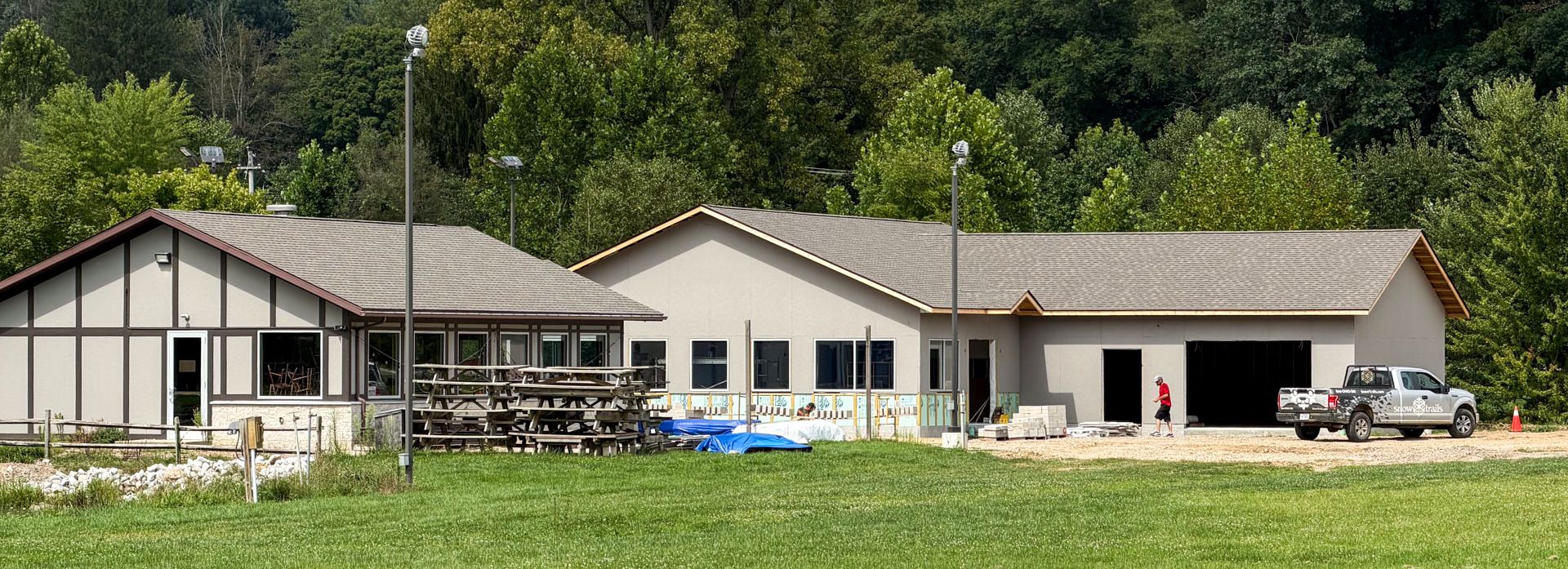New Tubing Center Construction Near Completion at Snow Trails Mansfield, Ohio