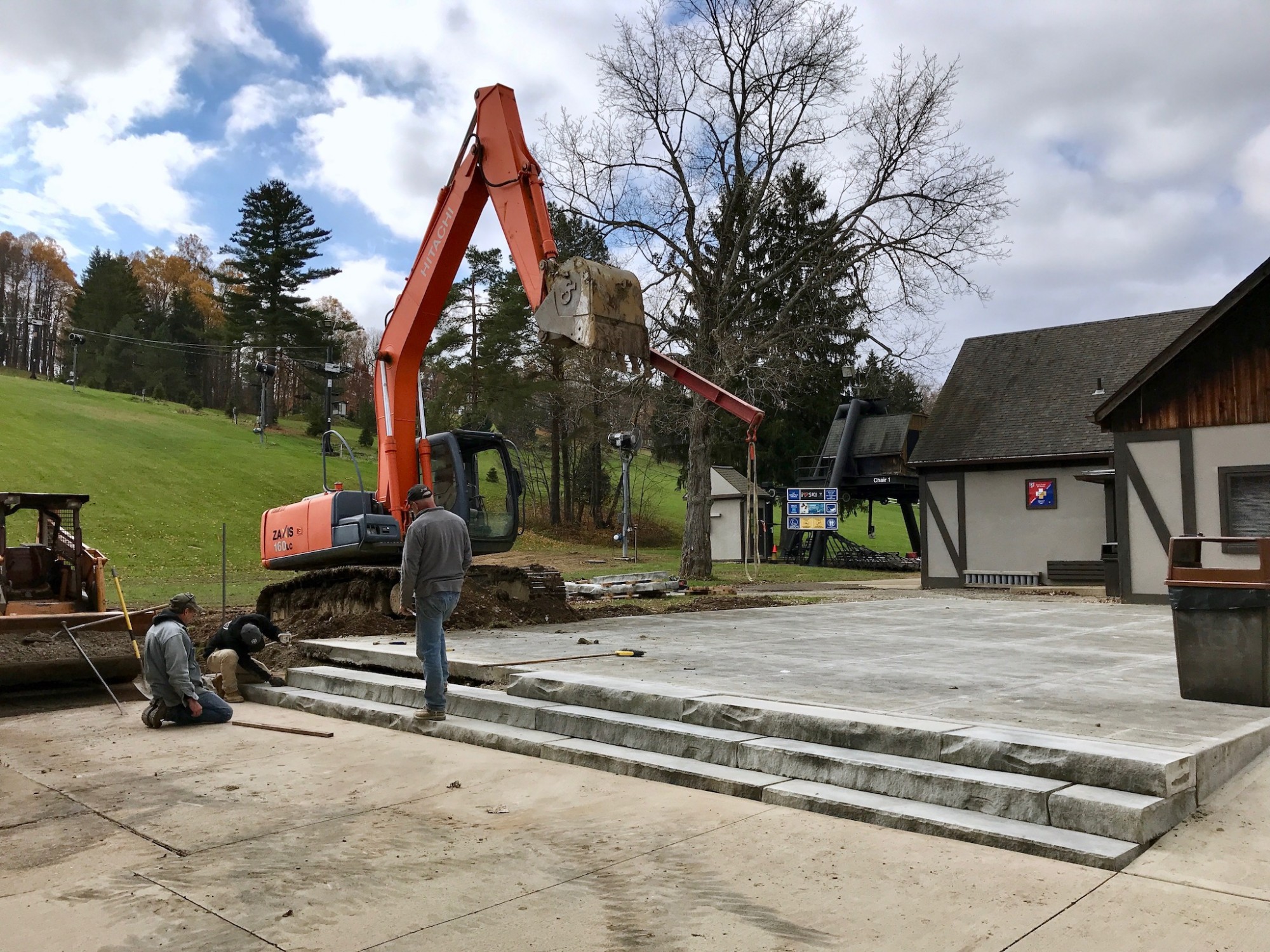 New Plaza at Snow Trails