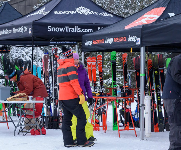 Rossignol Demo Day at Snow Trails near Mansfield, Ohio