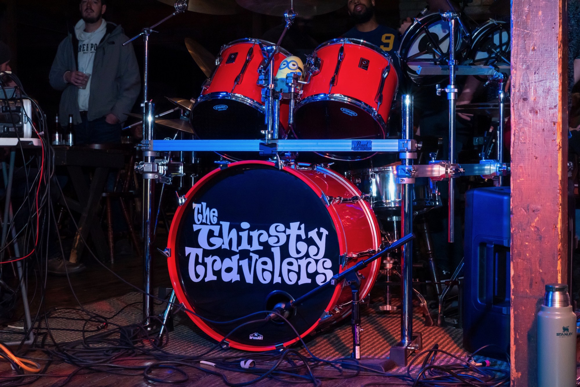 Thirsty Travelers drum set at Snow Trails in Mansfield, Ohio