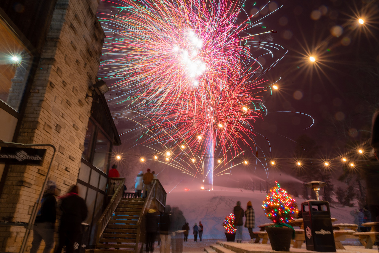 Fireworks for Pre-Season Party at Snow Trails near Mansfield, OH