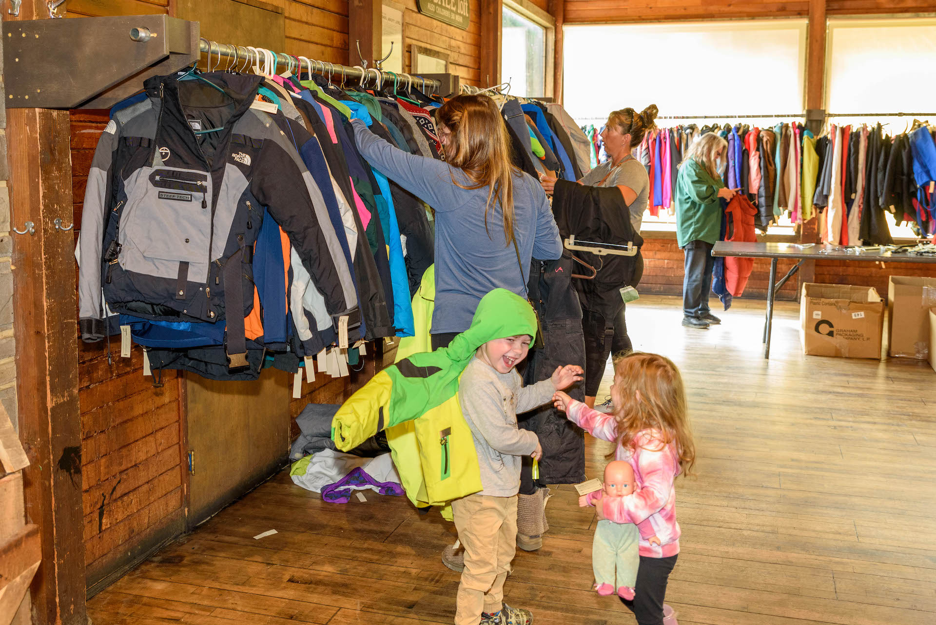 Great Deals on Apparel at Snow Trails Ski Patrol Swap Weekend