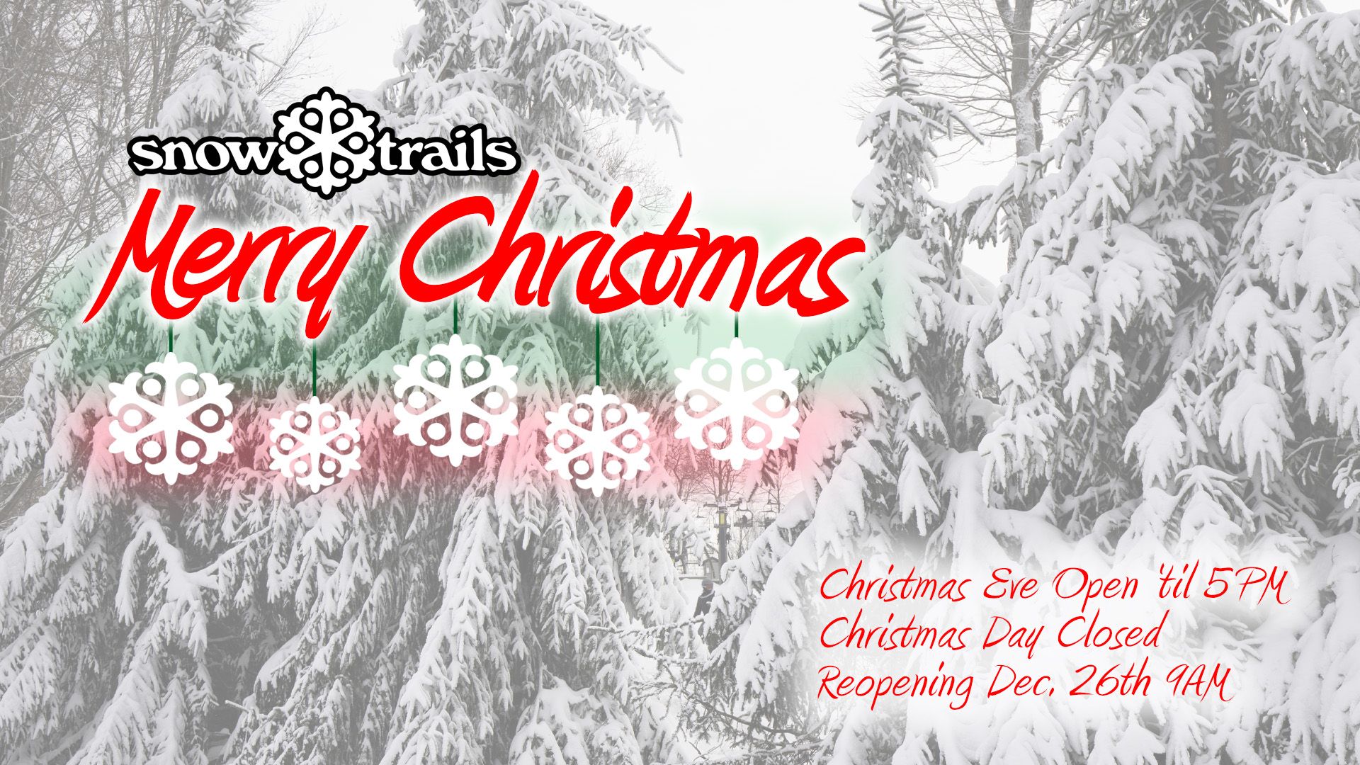 Christmas Eve and Day Hours 2025