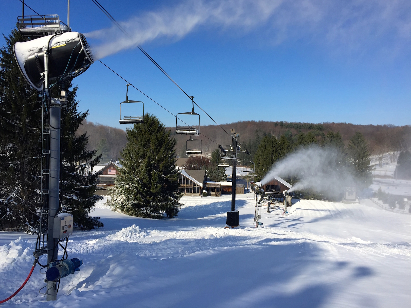 #STsnowmaking at Snow Trails