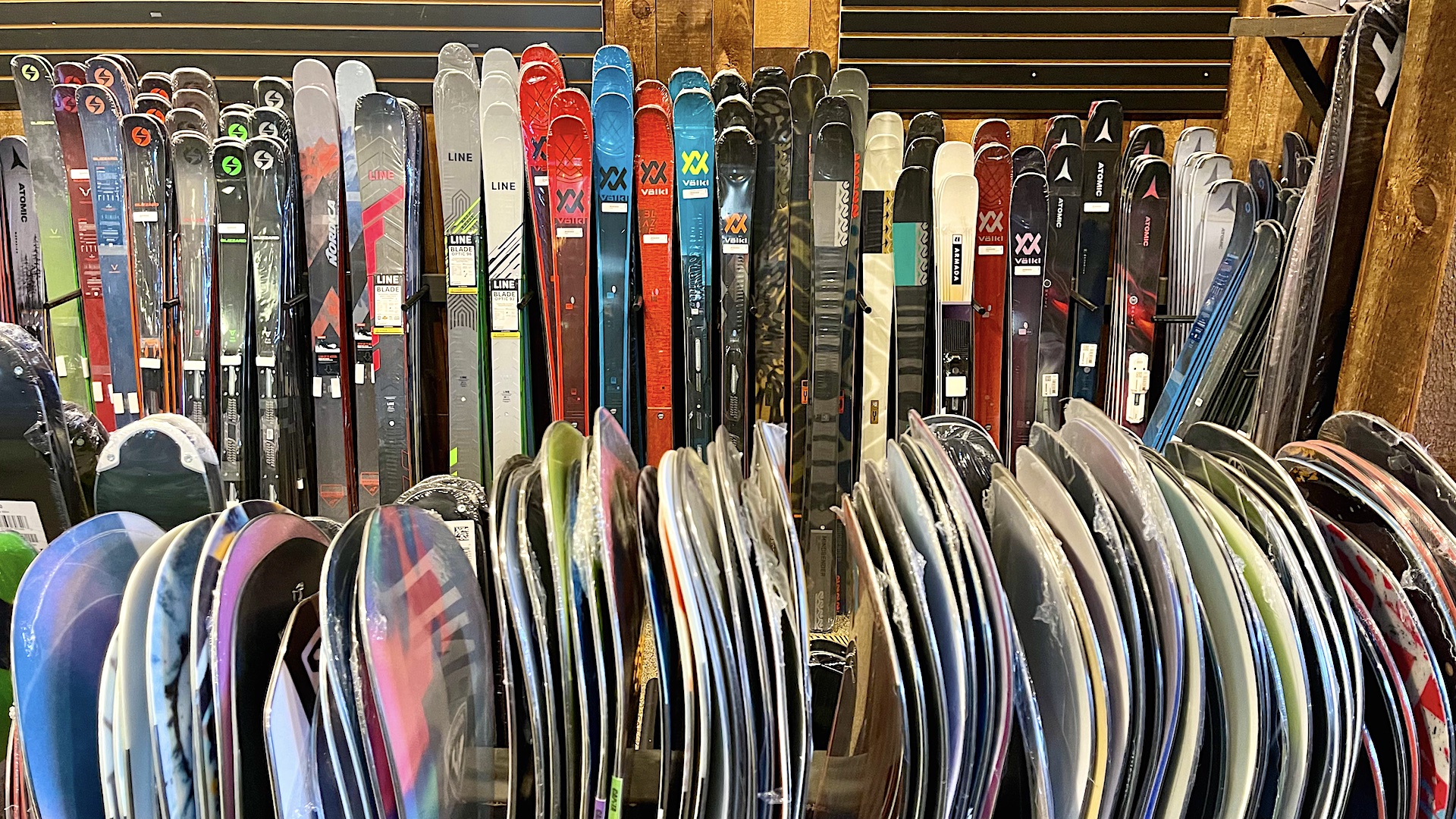 Skis and Snowboards at Snow Trails Ski Shop Mansfield, Ohio