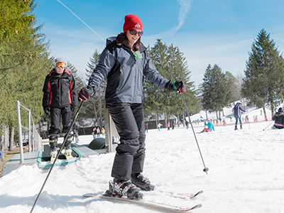 First-Timers Ramp at Snow Trails Beginners Area in Mansfield, Ohio