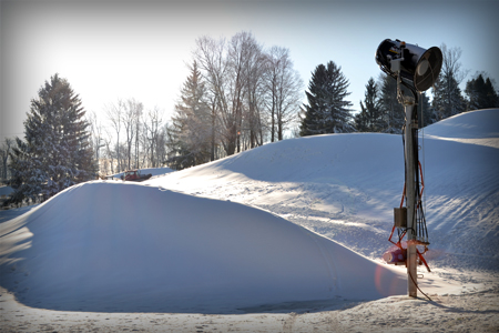 Snowmaking Progress at Snow Trails