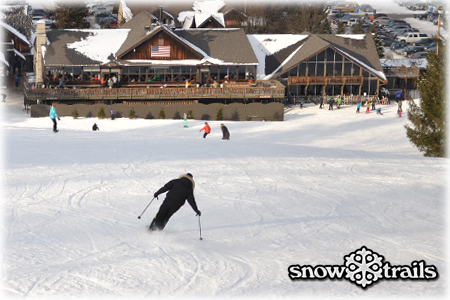 Snow Trails Winter Resort Main Lodge and Mt. Mansfield Slope