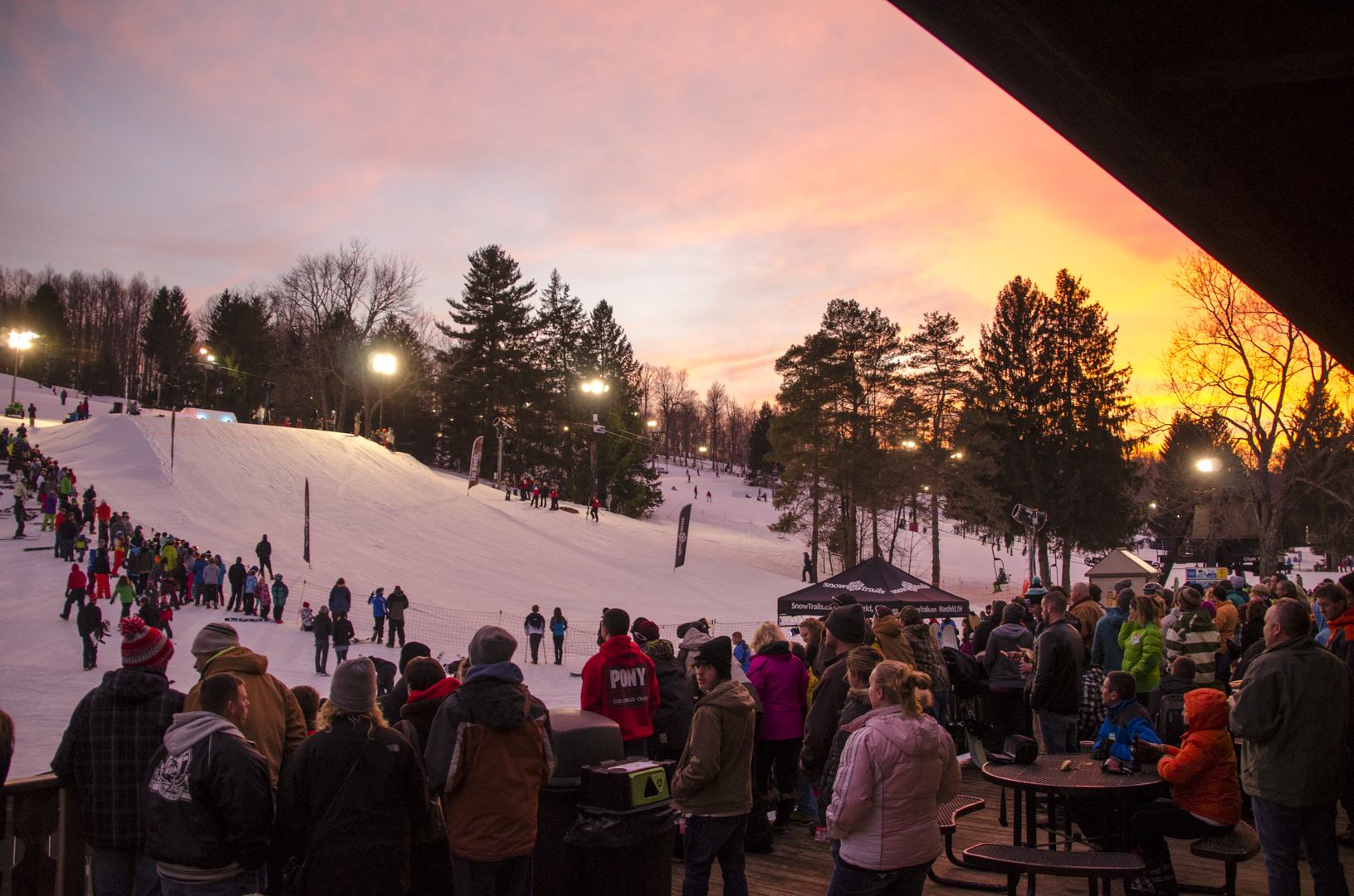 Big Air Competition at Snow Trails