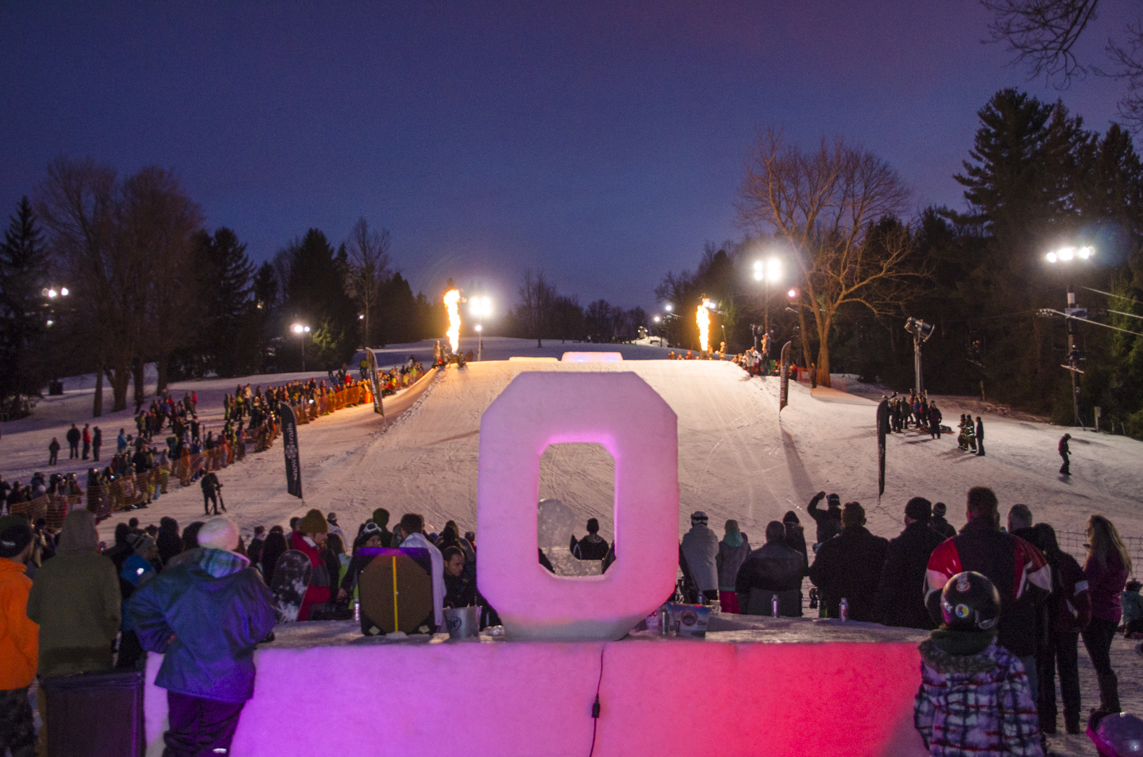 Big Air Competition at Snow Trails