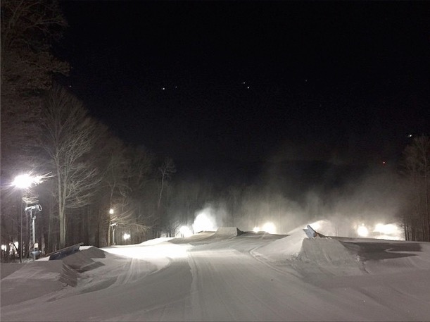 The Woods Terrain Park is Shready