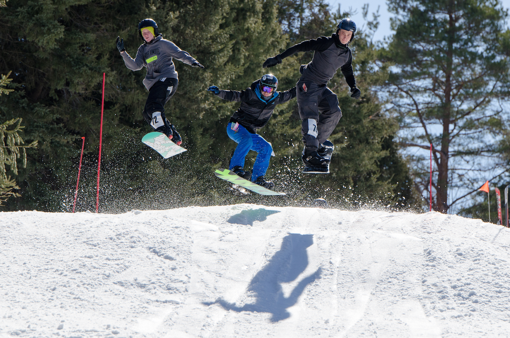 Skier Boarder Cross at Snow Trails