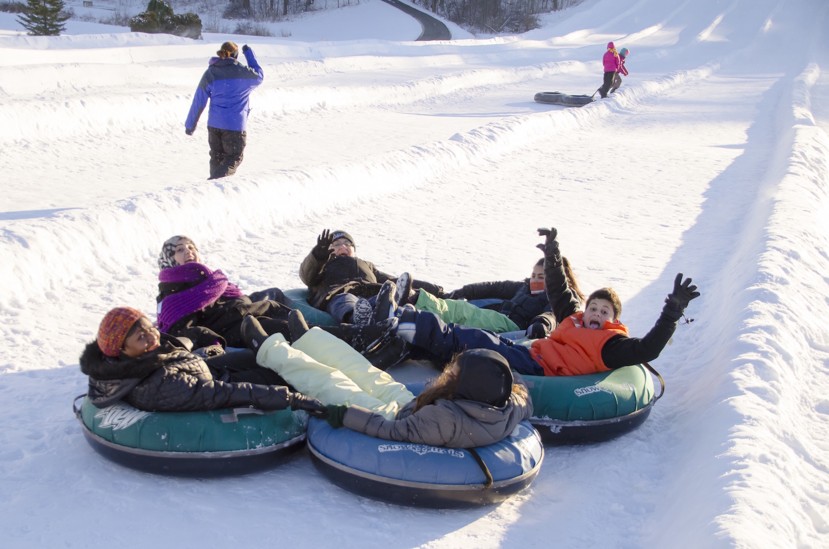 Snow Tubing at Snow Trails