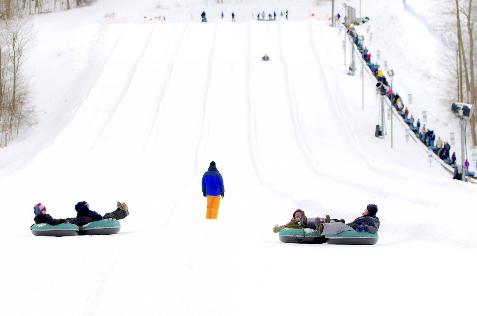 Vertical Descent Tubing Park at Snow Trails Mansfield, Ohio