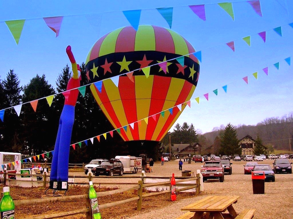 Vertical Descent Tubing Park at Snow Trails - Grand Opening in 2006