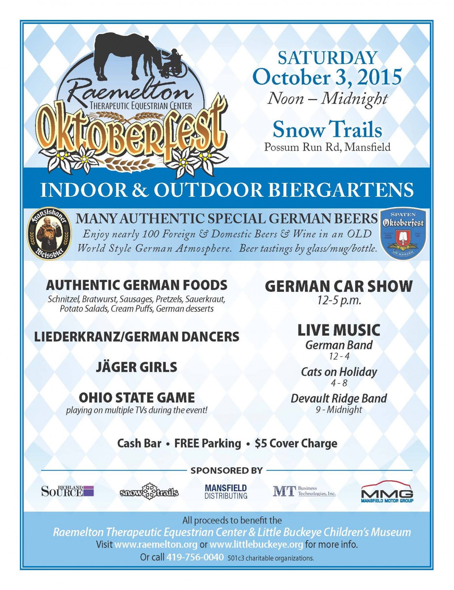 Raemelton Therapeutic Equestrian Center Oktoberfest at Snow Trails