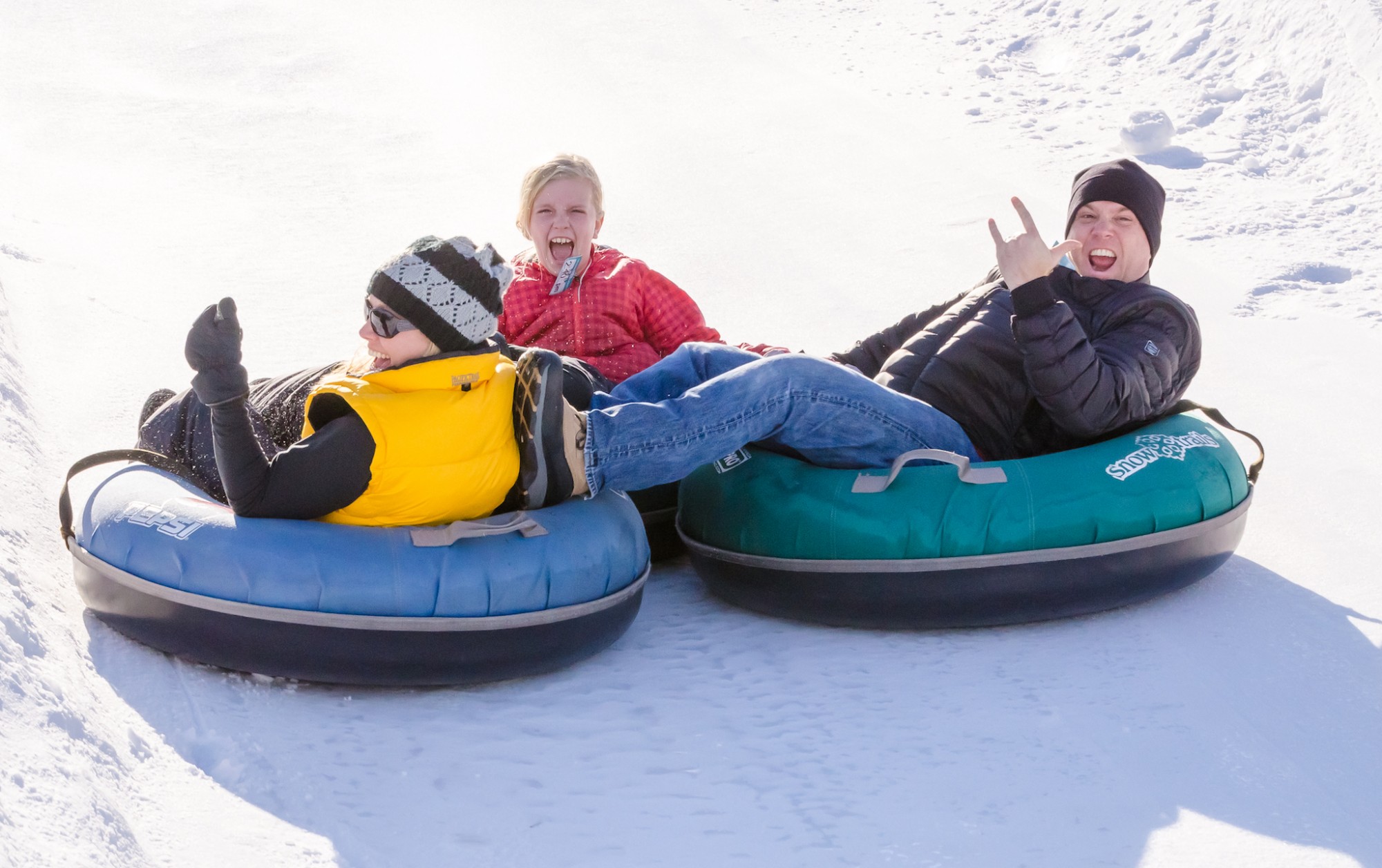 Snow Tubing Vertical Descent Tubing Park at Snow Trails