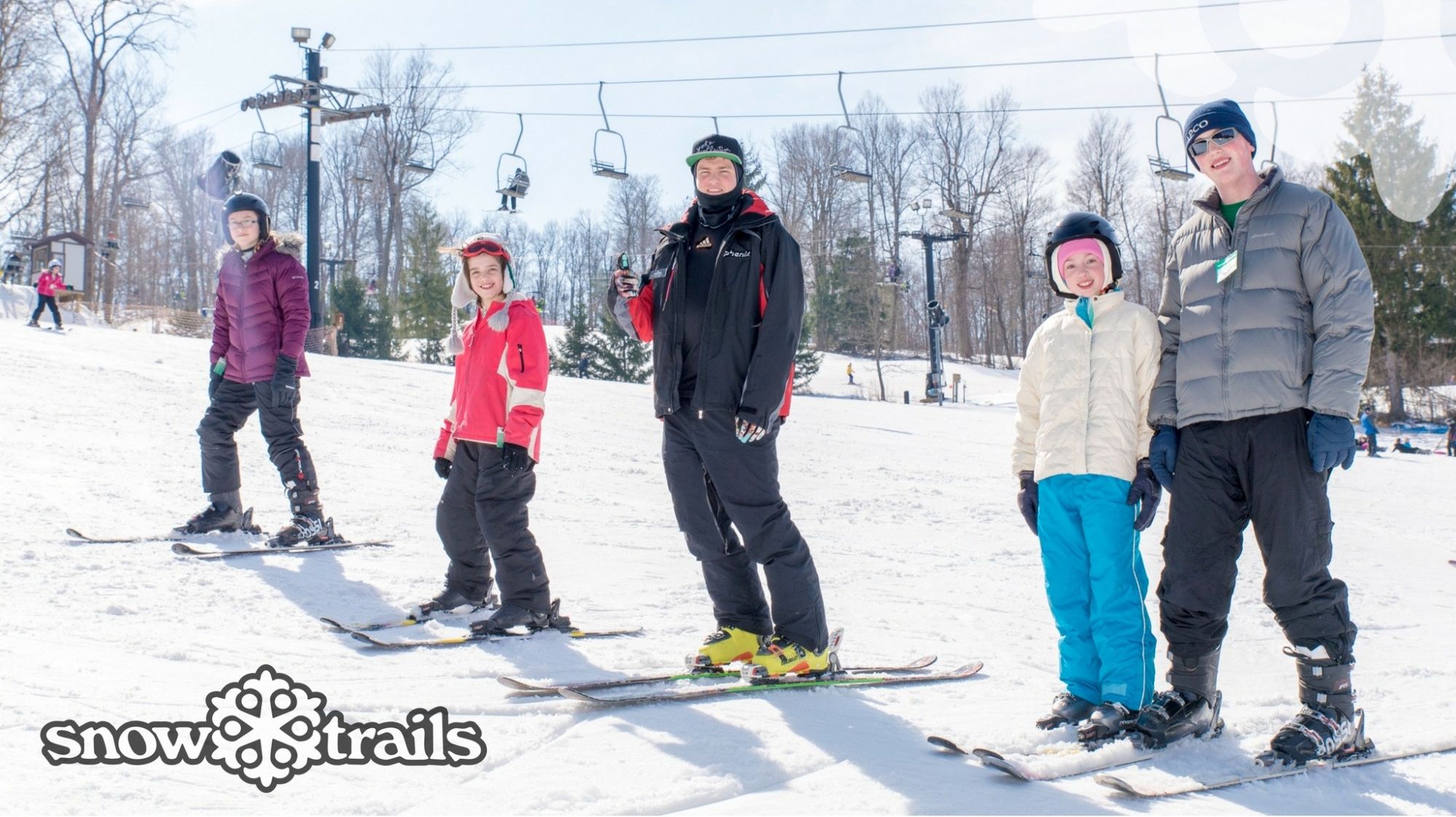 Group Ski Lesson at Snow Trails in Mansfield, Ohio