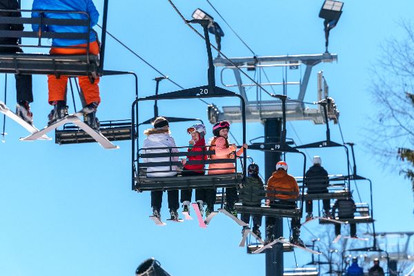 Mt. Mansfield Triple Chairlift at Snow Trails Mansfield, Ohio