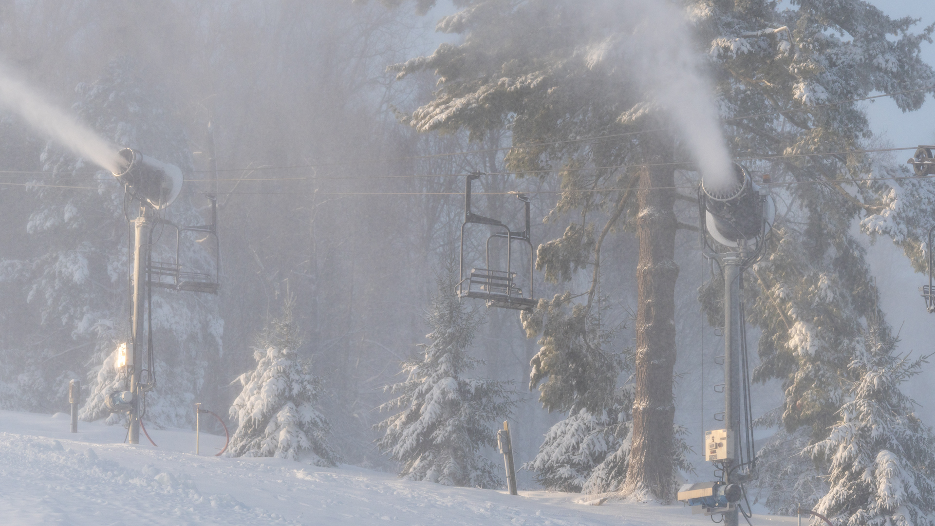First Snowmaking Campaign Continues of 65th Winter Season at Snow Trails Mansfield, Ohio