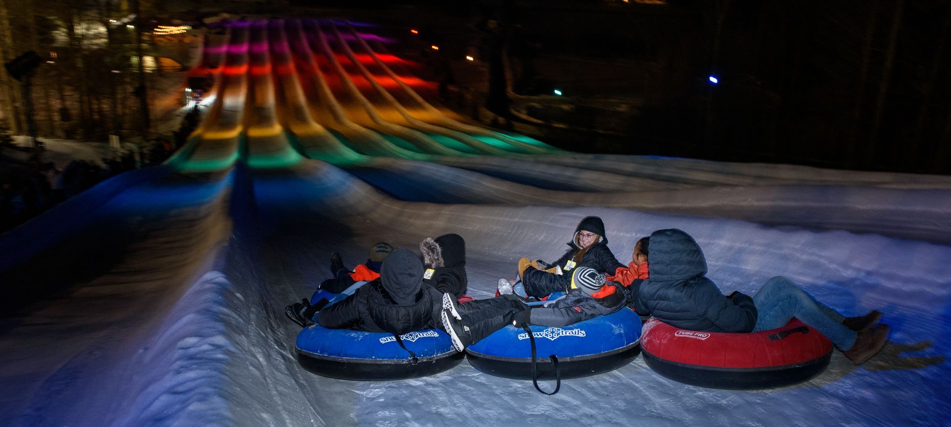 Glow Tubing at Snow Trails near Mansfield, OH
