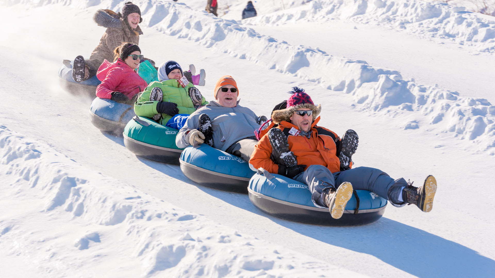 Literally, Join Your Family And Friends For Snow Tubing Fun! 