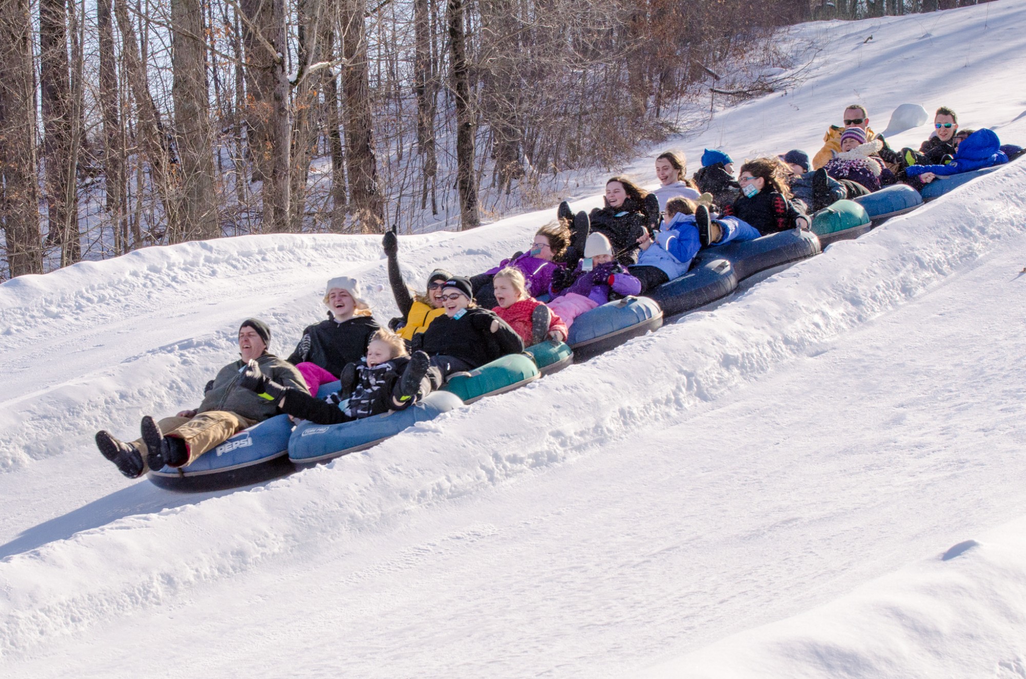 Vertical Descent Tubing Park at Snow Trails Mansfield, Ohio